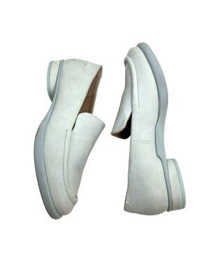 Ecco Sculpted LX Leather Loafers Slip On Dress Shoes Womens 8.5-9 Light Blue